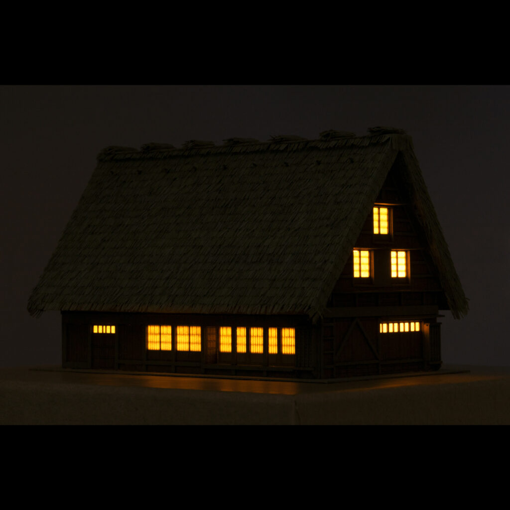 白川郷合掌造りA_照明イメージ